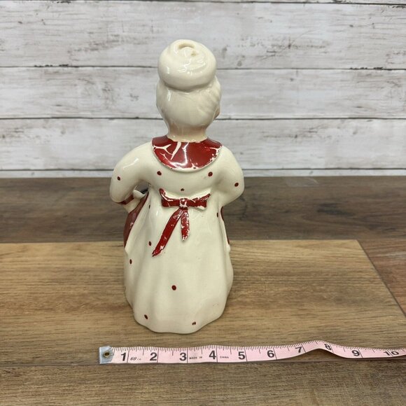 Mrs Claus w/ Toy Bag Ceramic Figurine Statue Decoration Christmas Holiday - Picture 3 of 10